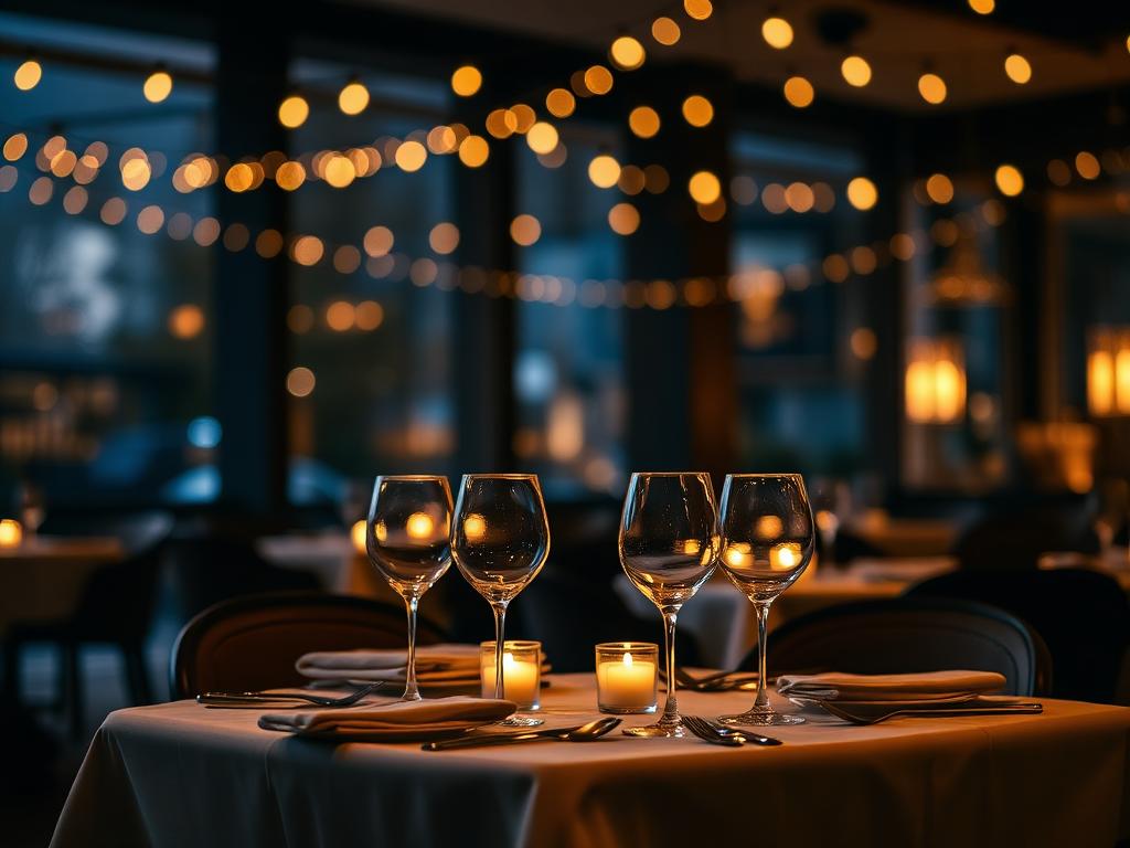 Gedekte tafel bij De Nachtwacht in Amsterdam